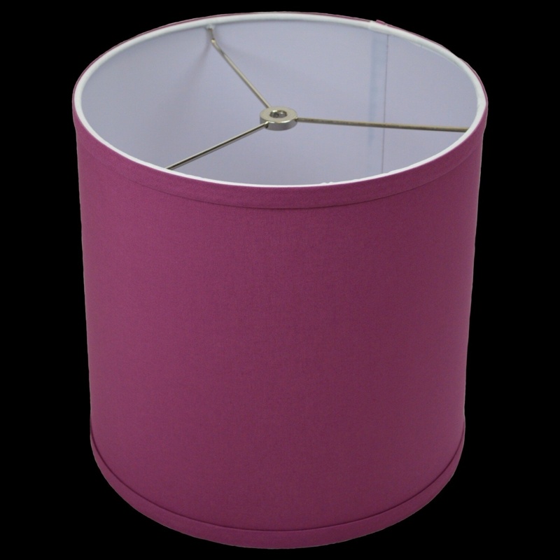 10.5" H x 10.5" W Linen Drum Lamp Shade ( Spider )