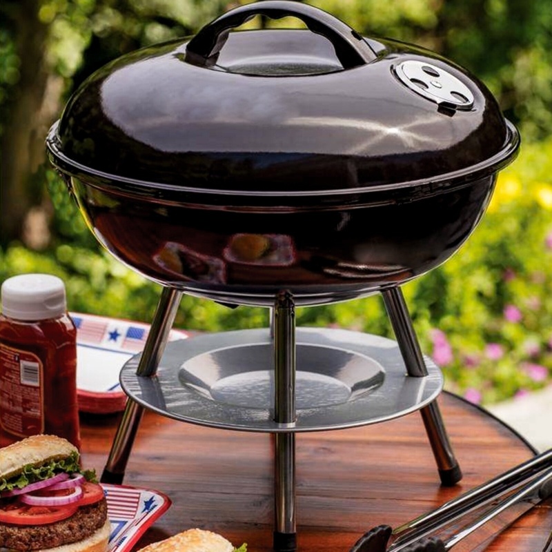 14" BBQ Kettle Portable Grill