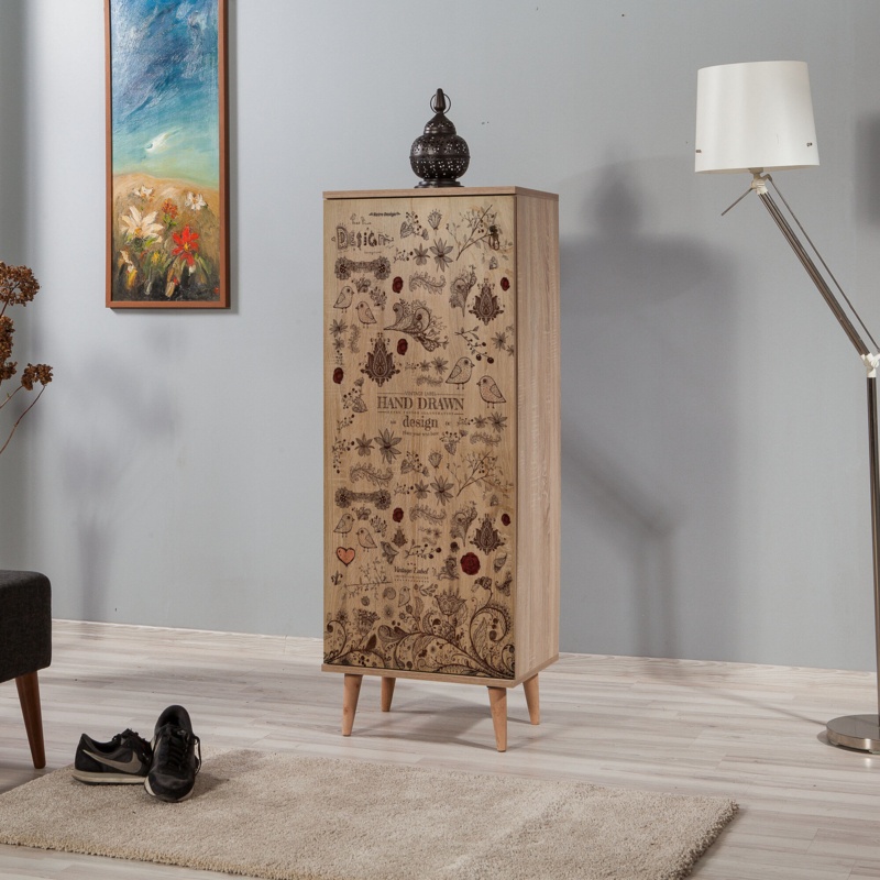 15 Pair Shoe Storage Cabinet
