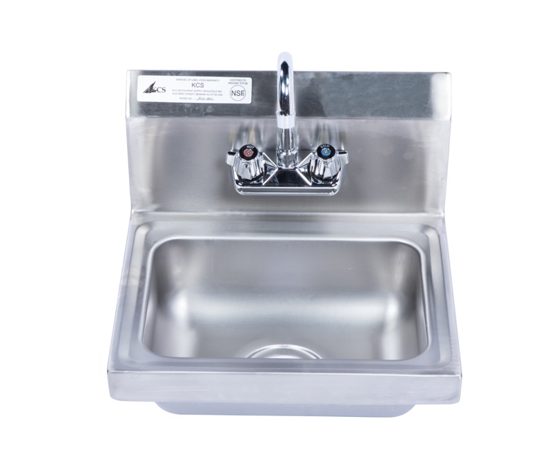 17" L x 15" W Wall Mount Handwash Station with Faucet