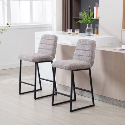 17 Stories Sonie Stool Metal, Size 38.97 H x 16.14 W x 18.89 D in | Wayfair