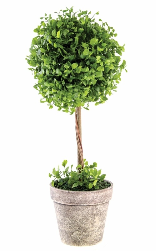 18'' Faux Fern Topiary in Pot