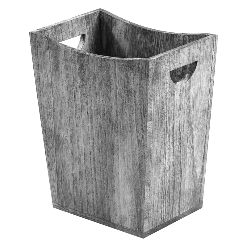 2.37 Gallons Manufactured Wood Open Waste Basket