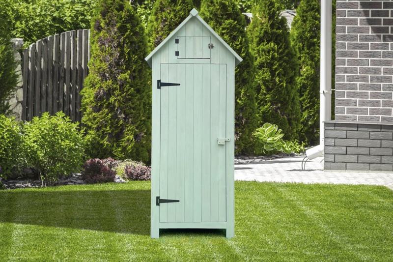 2 ft. 5 in. W x 2 ft D Solid Wood Storage Shed