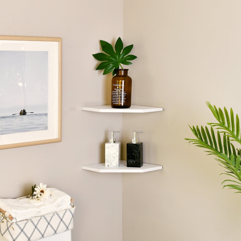 2 Piece Corner Shelf