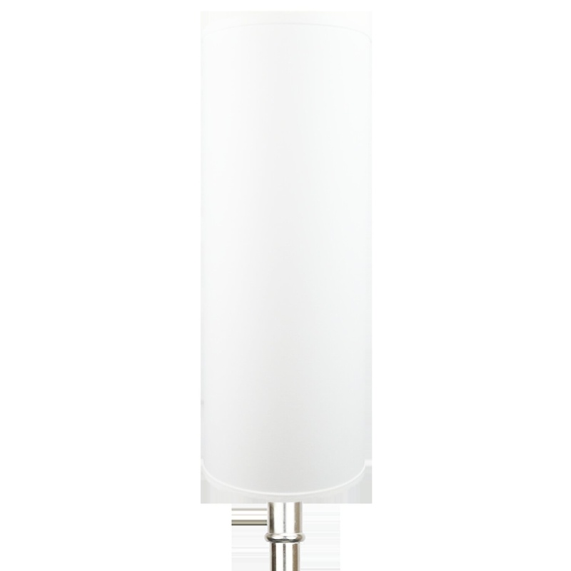 24" H x 9" W Drum Lamp Shade - (Spider Attachment) in Linen
