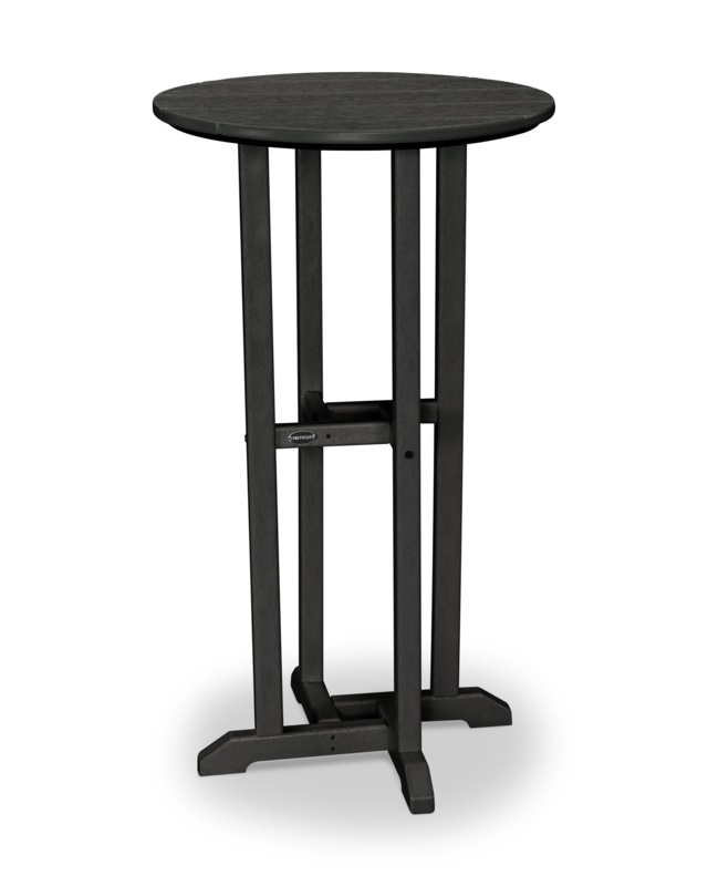 24" Round Farmhouse Bar Bistro Table
