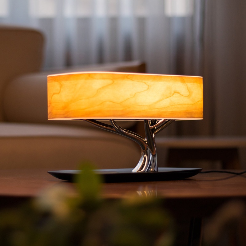 3-in-1 Lamp with Bluetooth Speaker and Wireless Charger