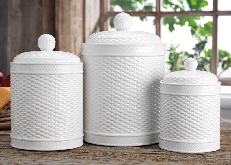 3 Piece Kitchen Canister Set