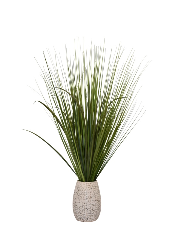 30'' Faux Foliage Grass in Ceramic Pot