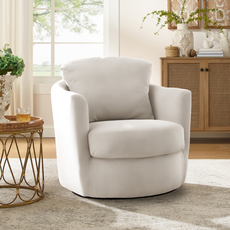 32.3" Wide Swivel Armchair