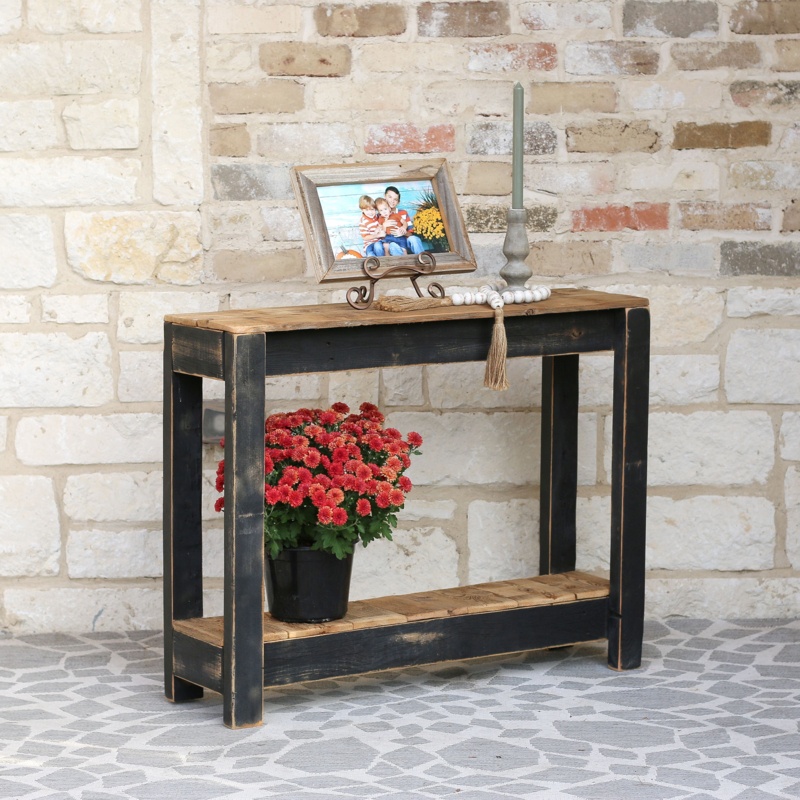 36 Inch Natural Console Table