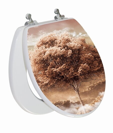 3D Vario Scenario Series Round Toilet Seat and Lid