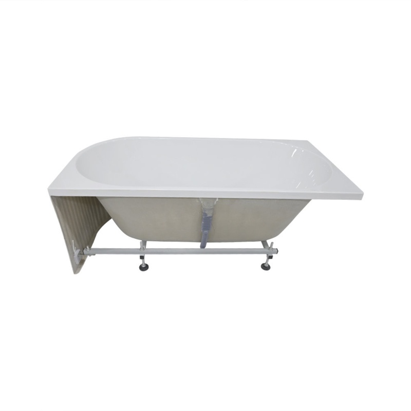 59.1'' x 28.3'' Freestanding Soaking Acrylic Bathtub