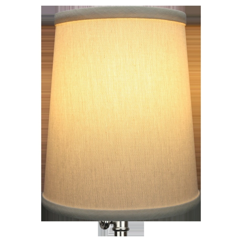 6" H x 5" W Linen Empire Lamp Shade ( Clip on )