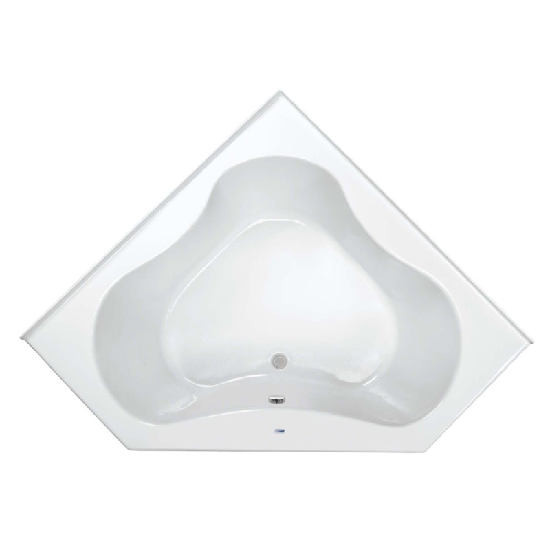 60'' x 60'' Corner Soaking Acrylic Bathtub