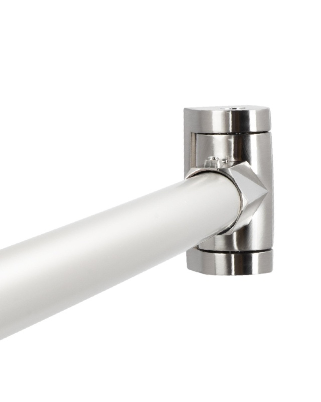 61'' Curved Fixed Shower Curtain Rod