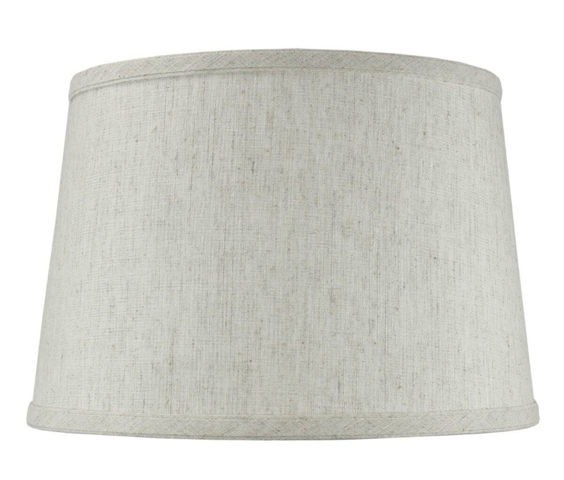 8" H x 12" W Silk/Shantung Drum Lamp Shade ( Spider )