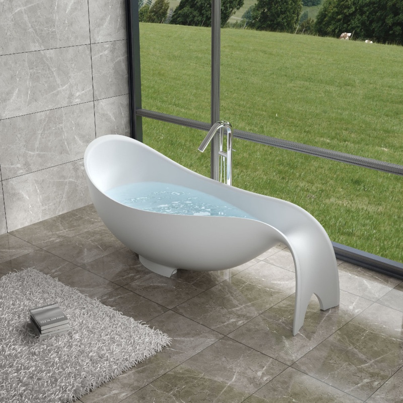 80.71'' x 33.46'' Freestanding Soaking Bathtub