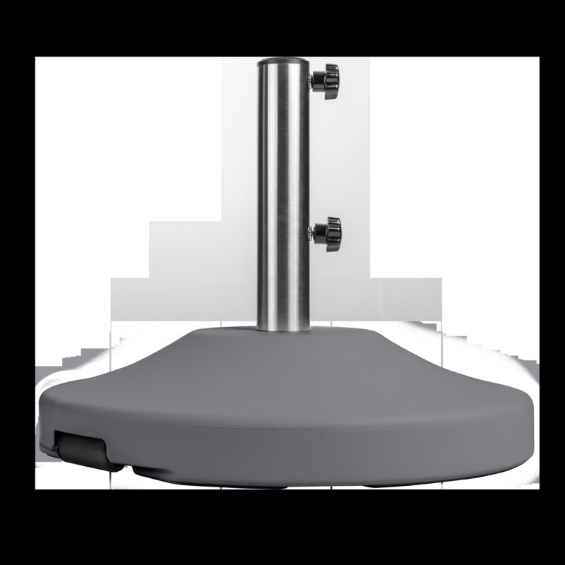 80 Lb. Resin Free Standing Umbrella Base with Wheels