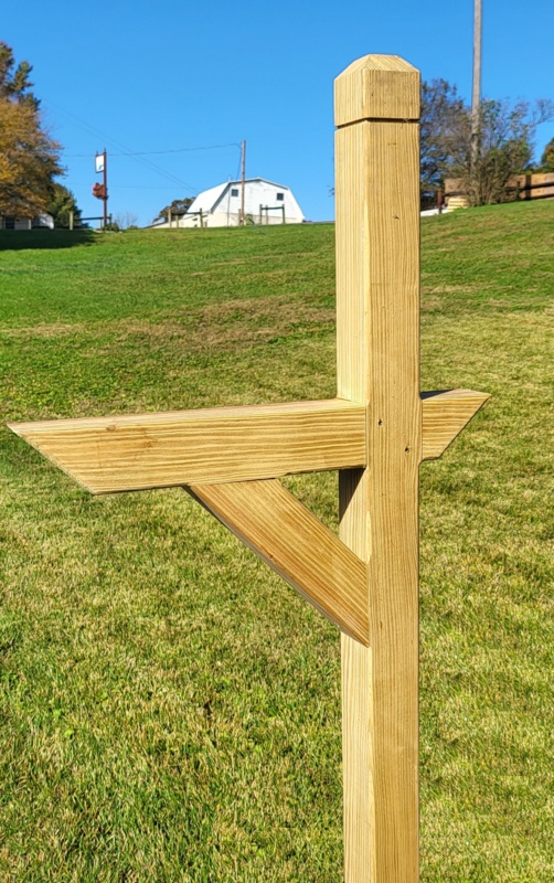 83'' H Decorative Post