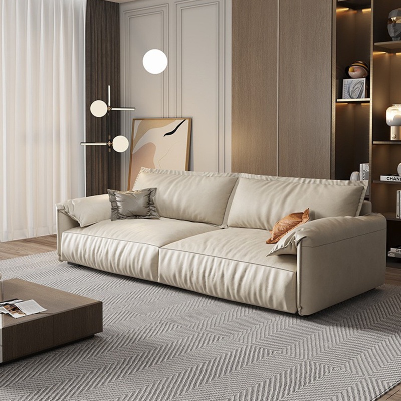 86.61'' Leather Sofa