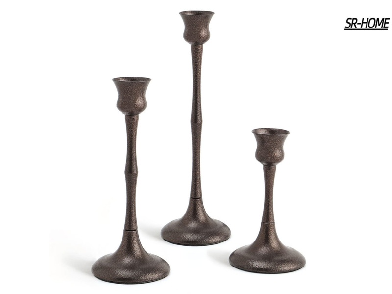 9.4'' H Metal Candlestick