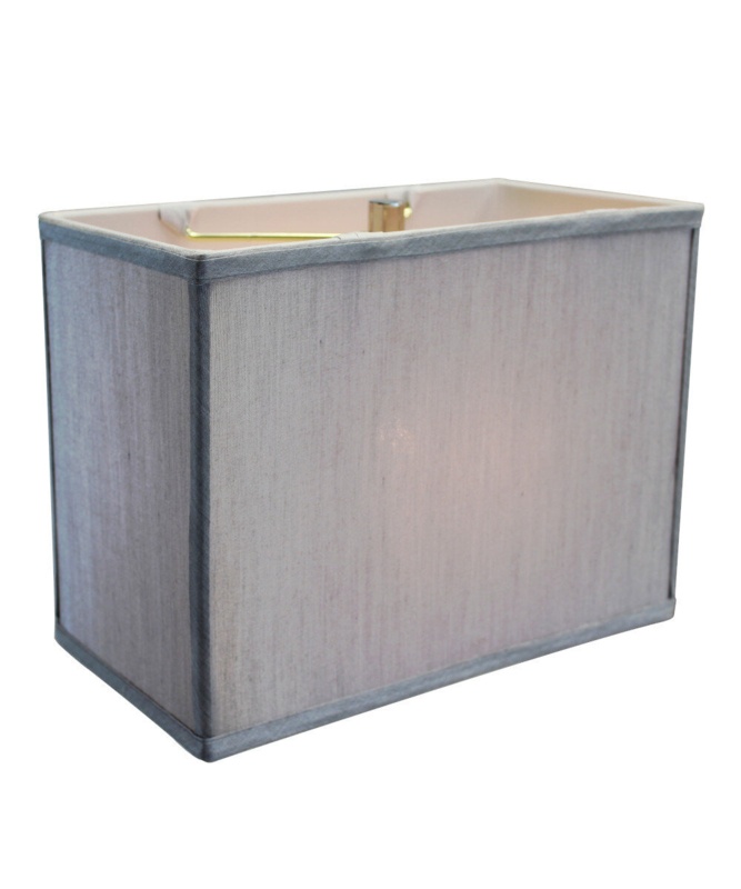 9'' H x 6.5'' W Linen Rectangular Lamp Shade