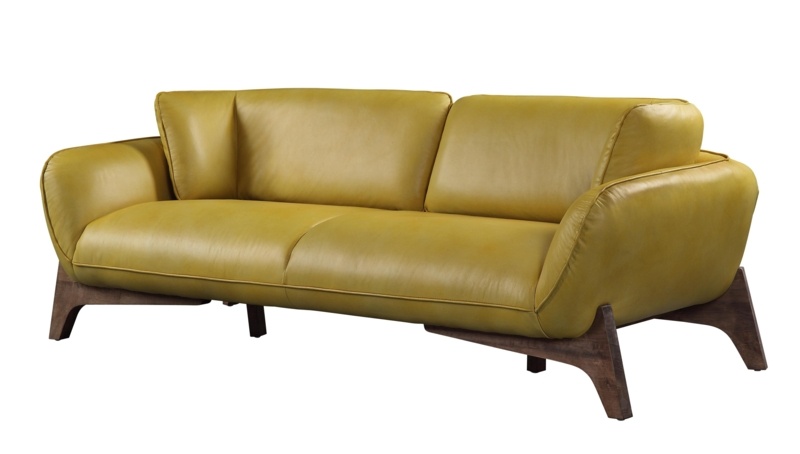 90'' Vegan Leather Sofa