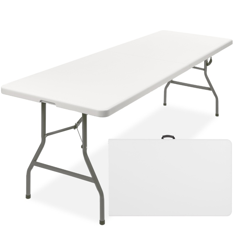 96'' Plastic Rectangular Portable Folding Table