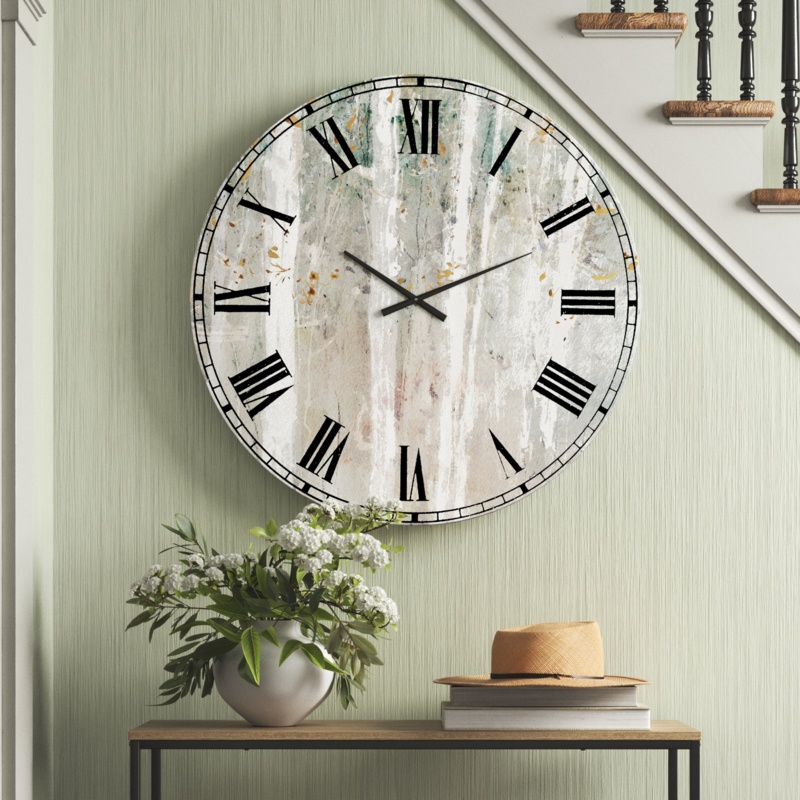 A Woodland Walk into the Forest V - Traditional wall clock