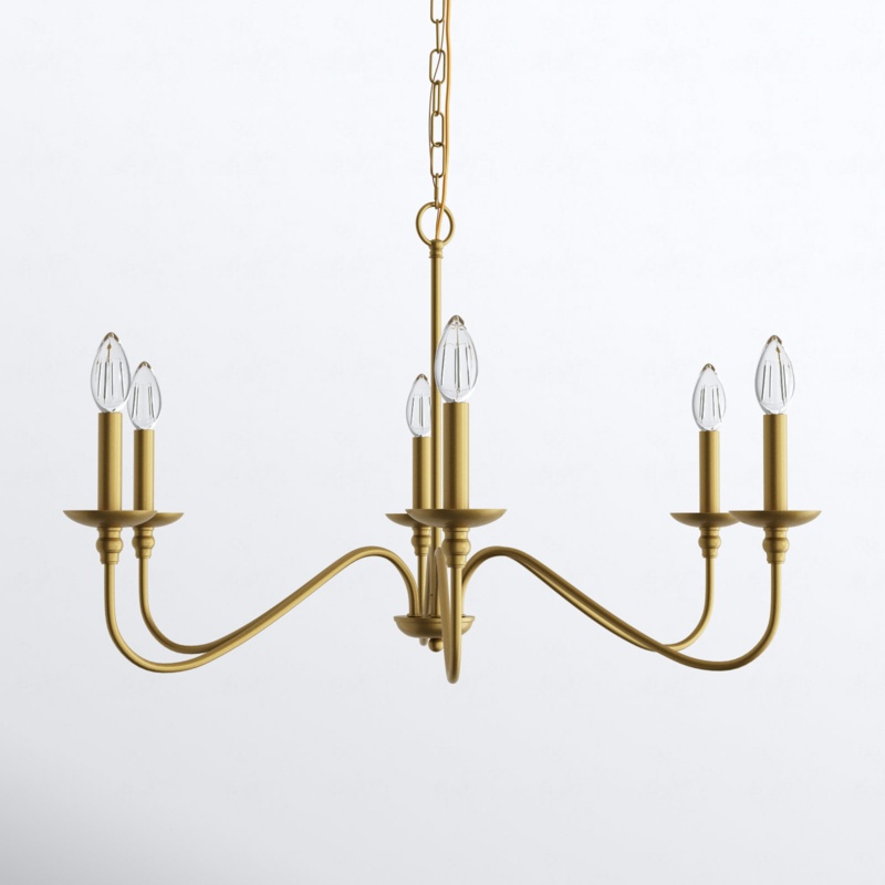 Ableton 6 - Light Dimmable Classic / Traditional Chandelier
