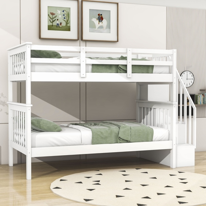 Abruscato Kids Twin Over Twin Bunk Bed