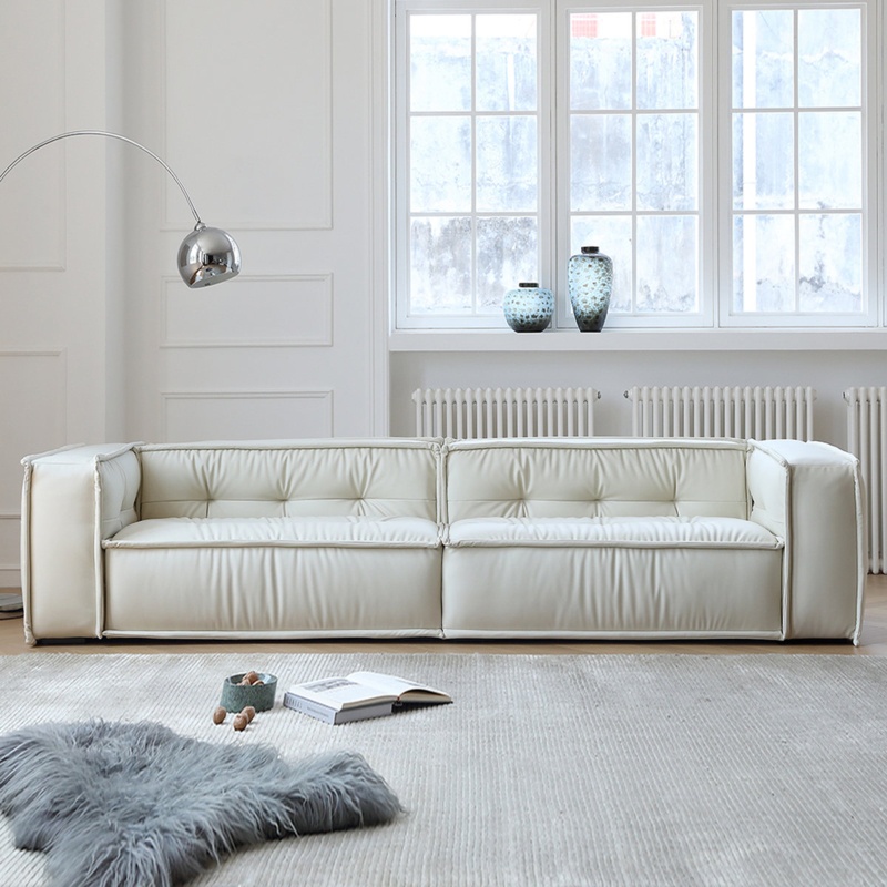 Absolom 86.61'' Vegan Leather Sofa