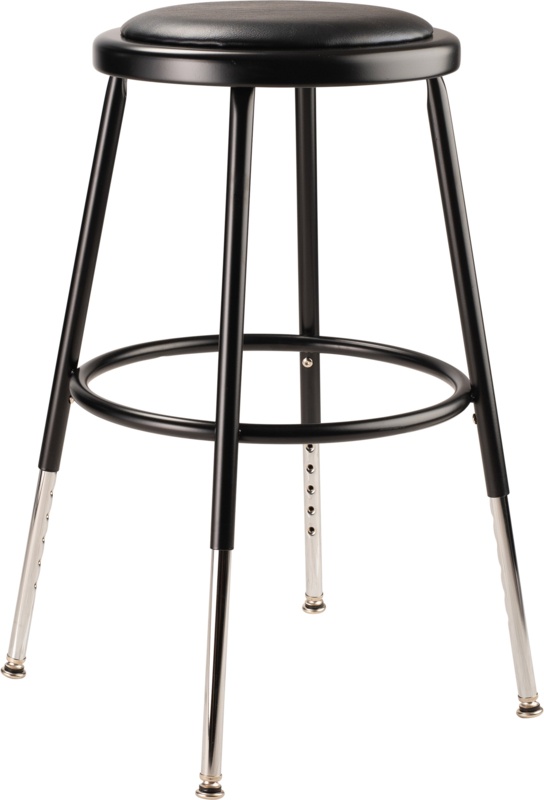 Adjustable Height Ergonomic Lab Stool
