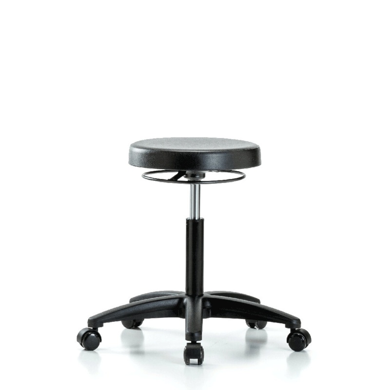 Adjustable Height Lab Stool with Wheels