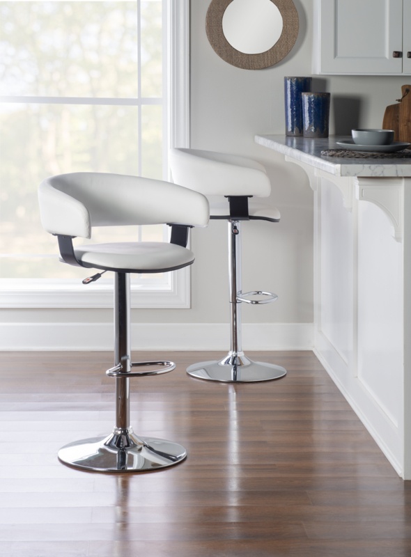 Aishvi Swivel Adjustable Height Stool