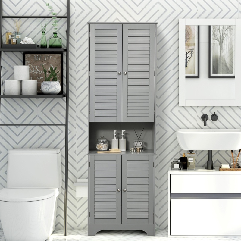 Ajeta Freestanding Linen Cabinet