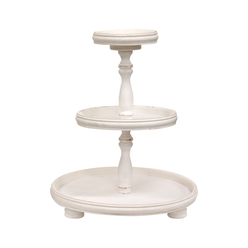 Ajeya Wood 3 Tiered Stand