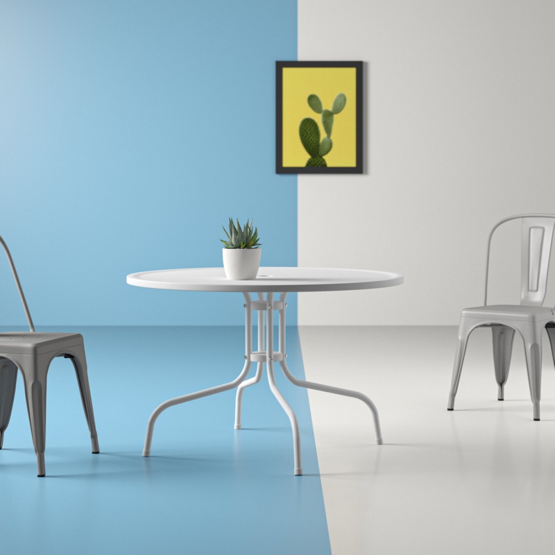 Alani Metal Outdoor Dining Table