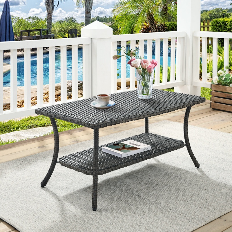 Alecxa Outdoor Coffee Table