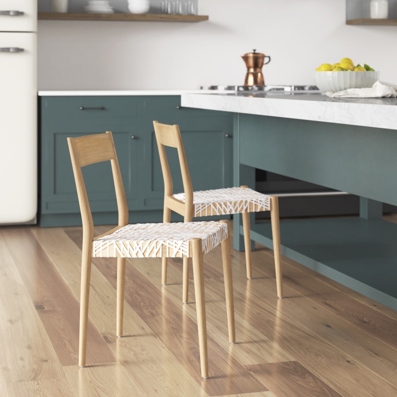 Alhambra Solid Wood Solid Back Side Chair