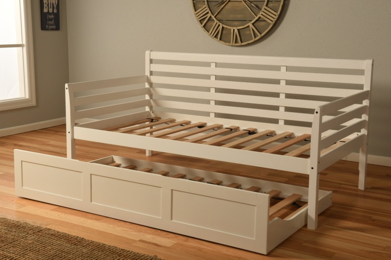 Alhamdi Solid Wood Daybed with Trundle