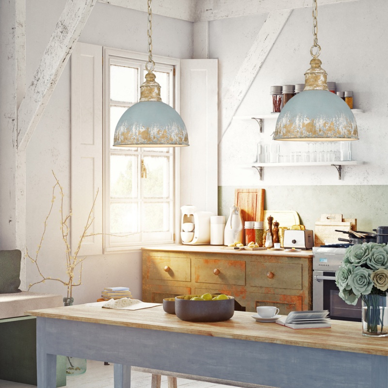 Allargando 1 - Light Vintage Gold Single Pendant