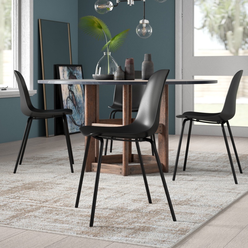 AlmedaCheatham Solid Back Side Chair