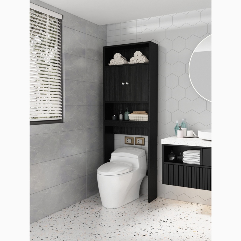 Almuth Freestanding Over-the-Toilet Storage