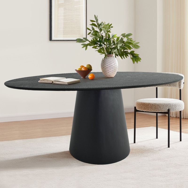 Alpers 67'' Pedestal Dining Table