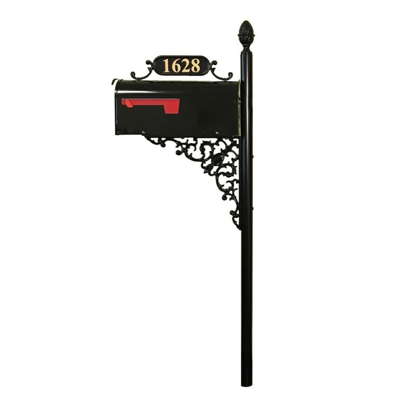 Aluminum Post Mounted Mailbox