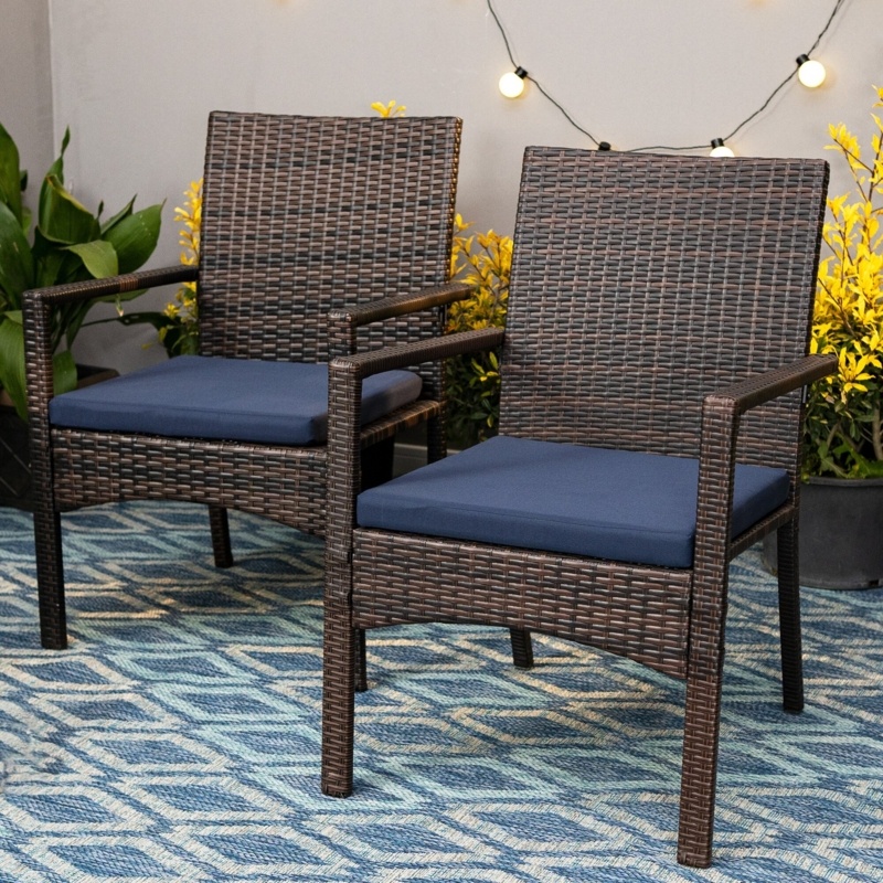Alyah Outdoor Dining Armchair with Cushion