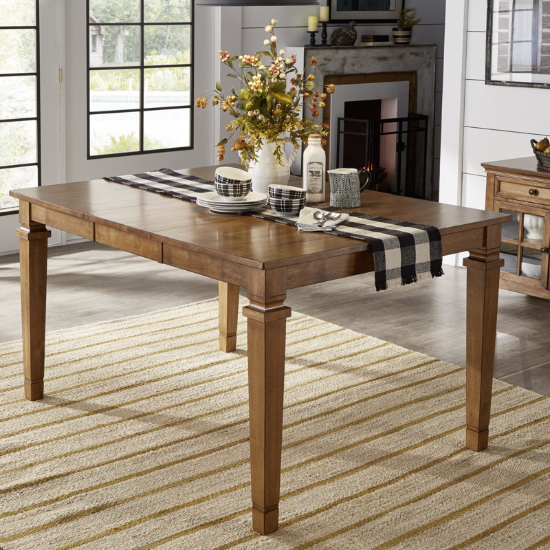 Alyra Extendable Solid Wood Dining Table